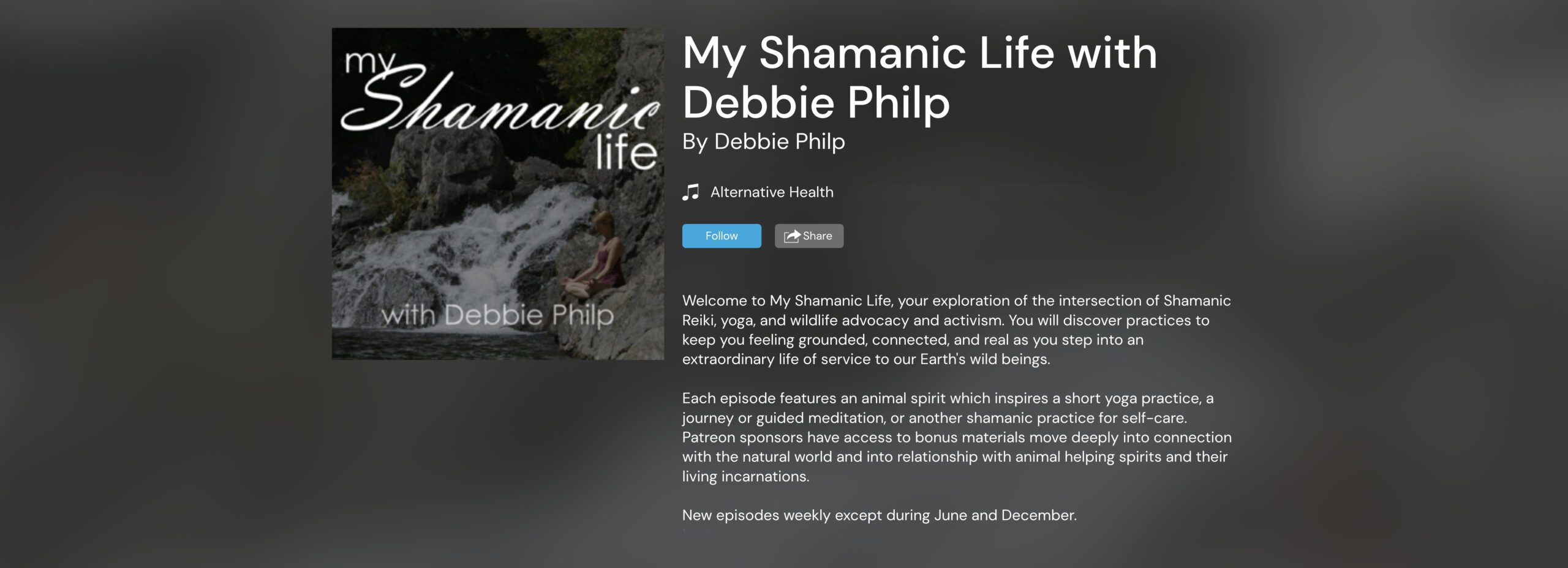 My Shamanic Life podcast channel
